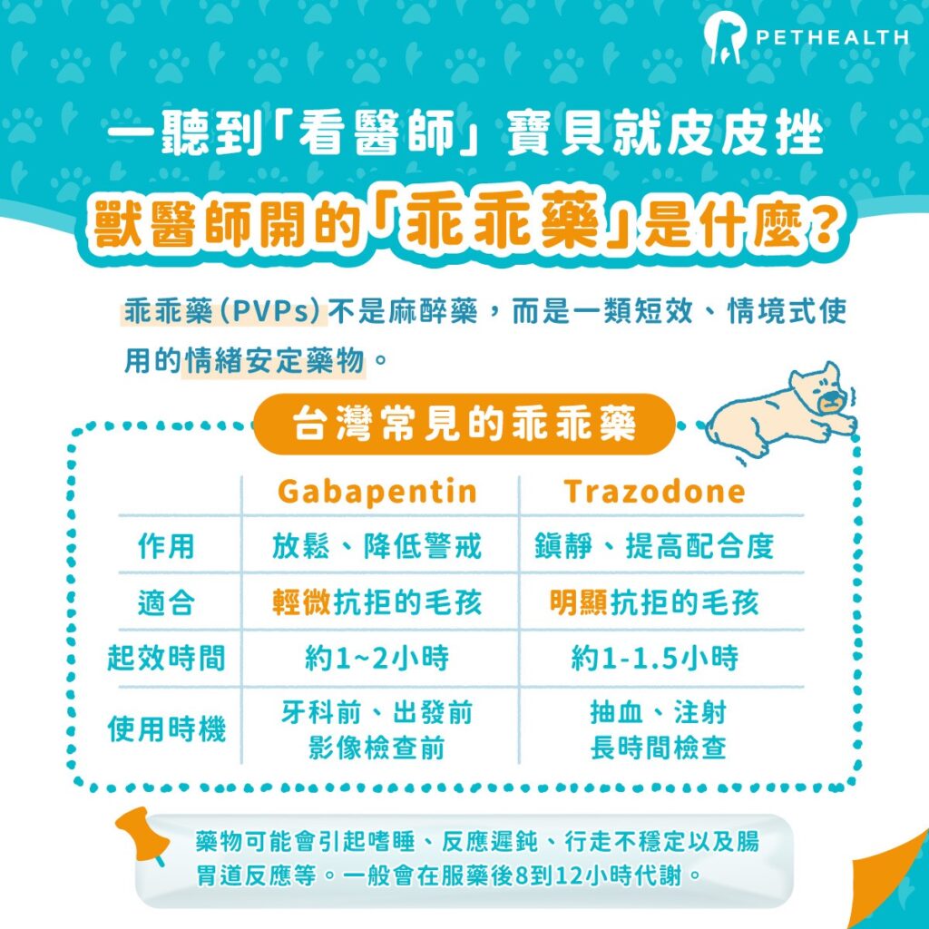 常見的寵物乖乖藥有哪些？