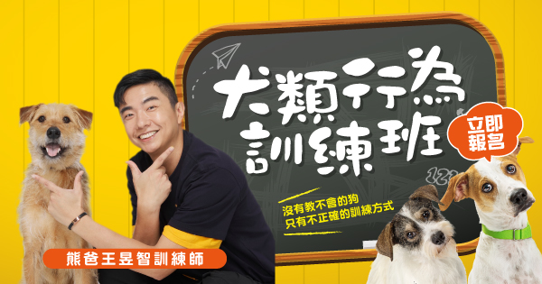 主辦單位特別邀請犬類行為專家王昱智於7月20日下午一點親臨現場開班授課。