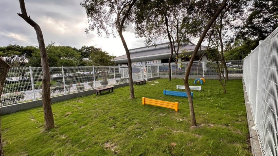 南投服務區寵物公園(圖片來源 / 交通部新聞稿)