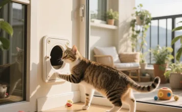如何訓練貓咪使用貓門？打造貓咪自由進出的安全通道