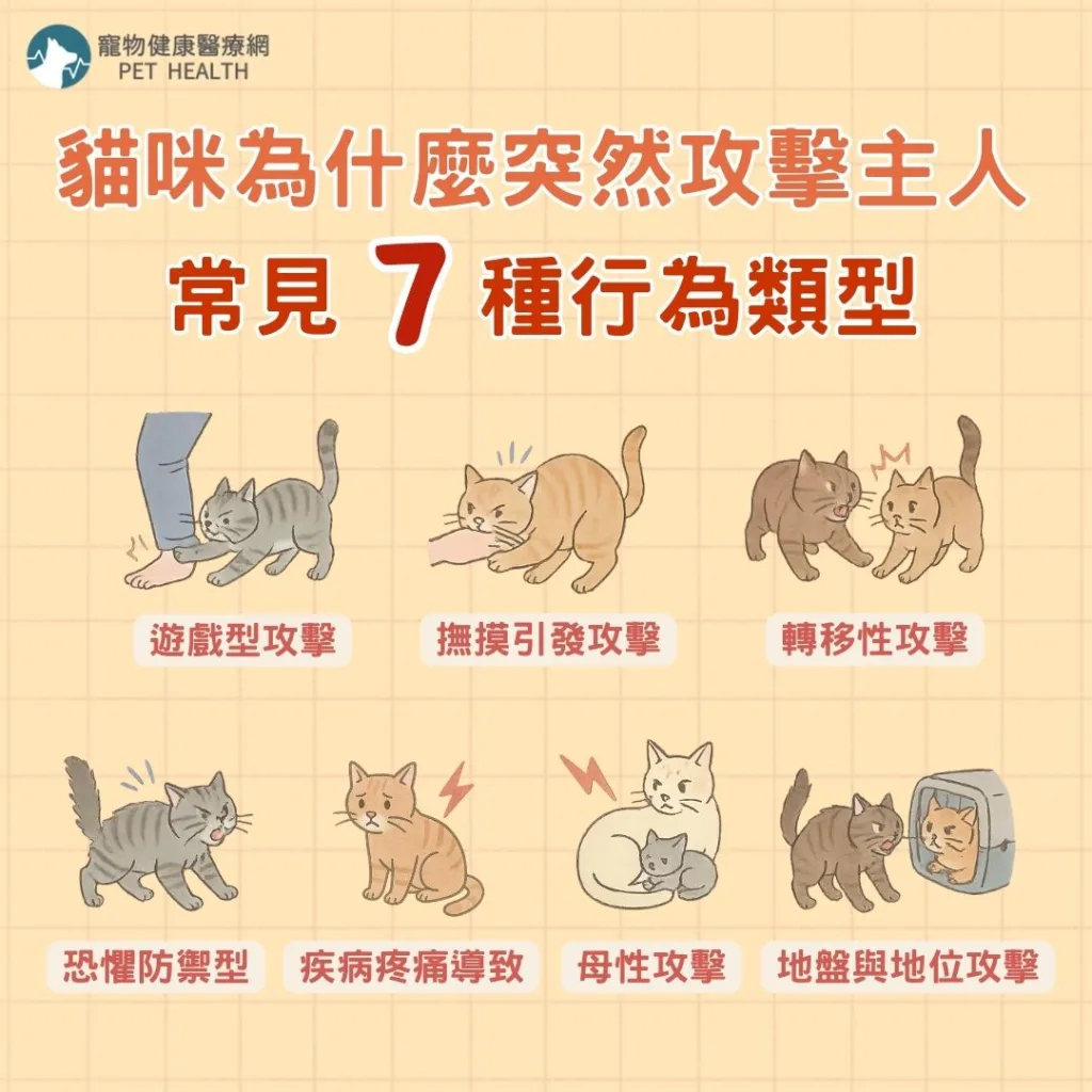 貓咪為什麼突然攻擊主人?