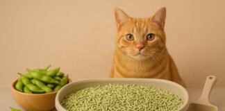 毛豆殼跨界寵物市場，由農業副產品化身環保貓砂！搶攻外銷商機