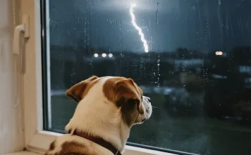 狗狗怕打雷怎麼辦?獸醫教你5步驟幫助狗狗舒緩焦慮 狗狗怕打雷怎麼辦?獸醫教你5步驟幫助狗狗舒緩焦慮