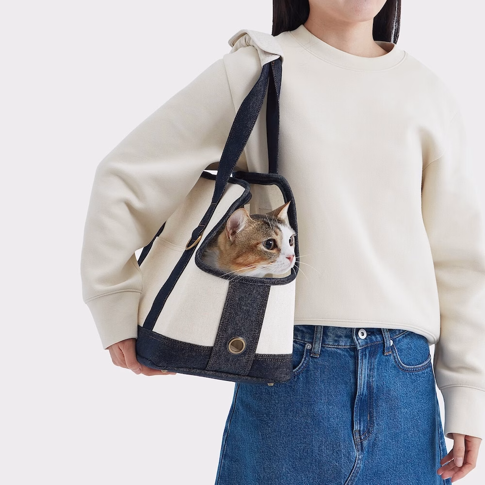 ▲ 寵物用聚酯纖維棉麻包，NT$990。（圖／無印良品）