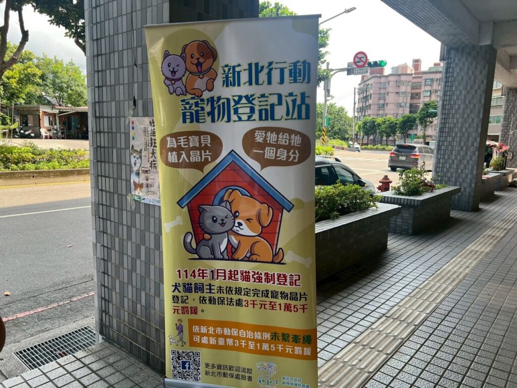 114年1月1日起,家貓已正式納入必須辦理登記的寵物中