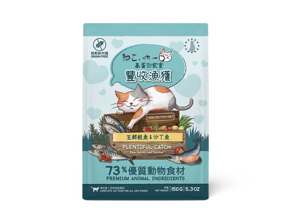 「吶一口無穀鮮肉貓飼料-豐收漁獲」遭檢出14.4ppm鉛含量