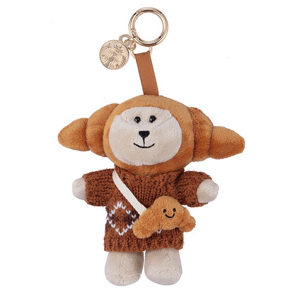 星巴克可頌裝扮MINI熊寶寶