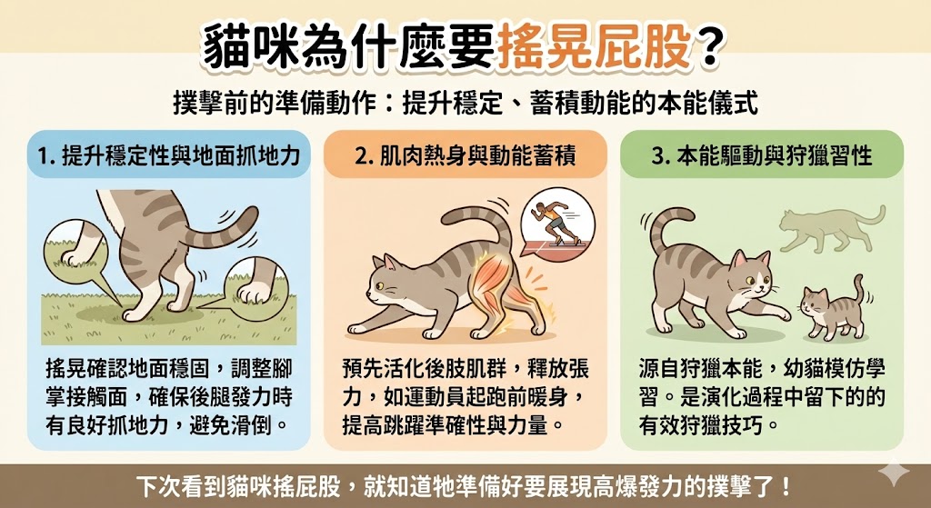 貓咪為什麼要搖晃屁股