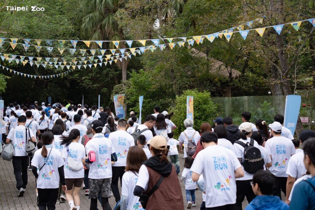 路跑活動讓大小朋友滿足在動物園內跑步的好奇想像（圖片來源：臺北市立動物園）