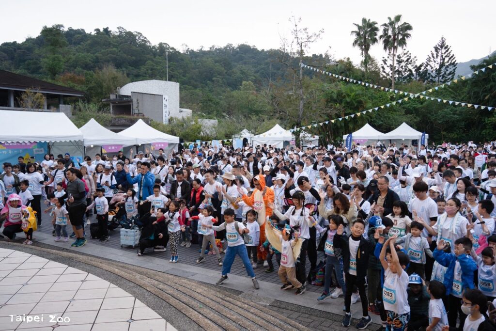 超過3500位熱愛運動的「親子早鳥」跑者來到園區共襄盛舉（圖片來源：臺北市立動物園）