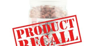 「Mr.凍乾貓用天然原肉凍乾（180g）-牛肉」檢出沙門氏菌，新北市動保處公告下架回收該批號產品