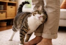 貓咪為什麼喜歡用臉磨蹭東西？用臉磨蹭代表想親近嗎？